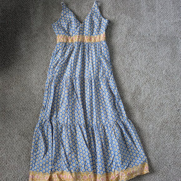 EUC J Crew Point Sur Maxi Dress, Size 12 Tall (12T/T12) - Picture 1 of 5